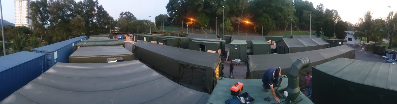 Malezya savunma bakanlığı 2 set konteyner hastane laboratuvarı