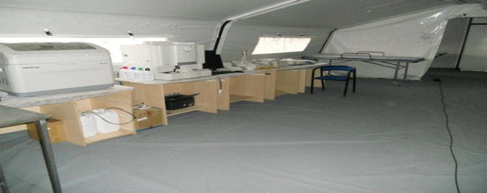 Sağlık Bakanlığı 5 set çadır hastane laboratuvarı